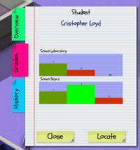 The new tabs on the student UI